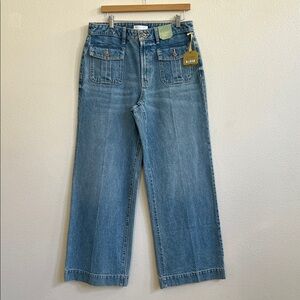 RYEGRASS Boutique High-Waisted Wide-Leg Jeans Light Fera Colorway Women Size 12